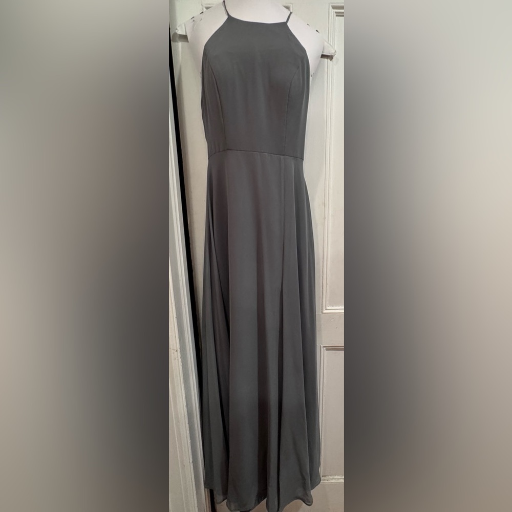 Jenny Yoo Kayla bridesmaid dress, Denmark blue, size 6 - Picture 3 of 4